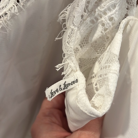 For Love & Lemons | Revolve off white mini dress - Picture 7 of 10